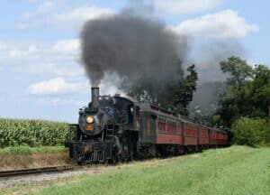 Take a historic Lancaster train ride on the Strasburg Railroad.